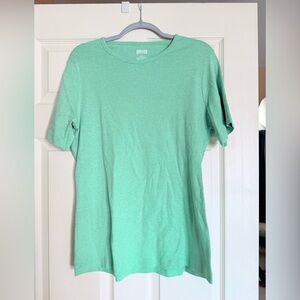 Duluth Trading Co Mint Green Crew Tee